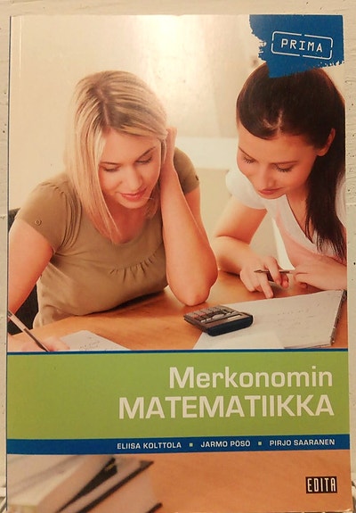 Merkonomin matematiikka oppikirja (Edita)