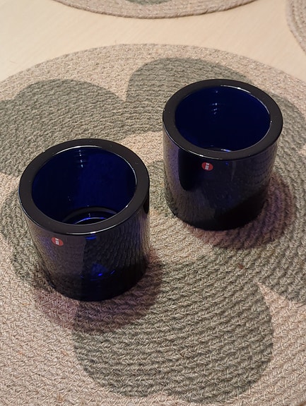 Iittala Kivi iso 80mm tuikku koboltinsininen 1 kpl