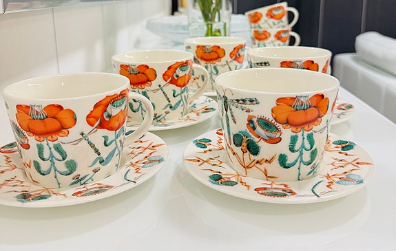 Iittala Korento kahvikuppi + lautanen