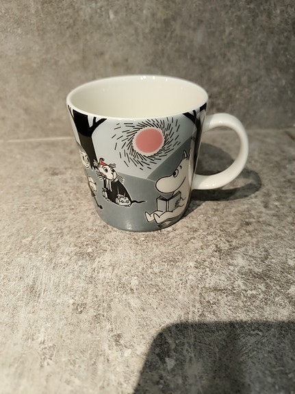 Arabia Muumi muki, 0,3 L,  Muumi seikkailu muutto / Moomin Adventure move