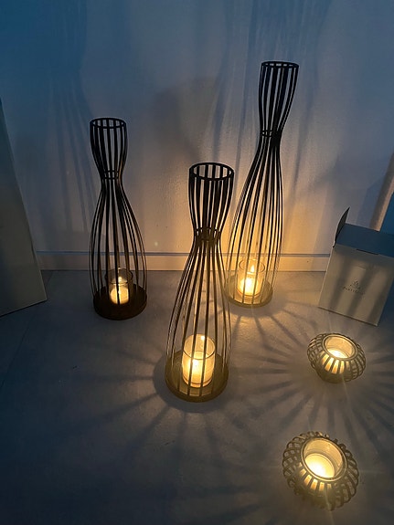 Partylite valoviivat somisteita yhdessä tai erikseen