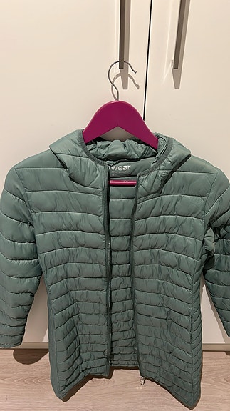 MyWear kevytuntuvatyyppinen takki S, huppu, vihreä