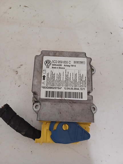 VW Golf 2009-2014 1.2 TSI Airbag ohjausyksikkö 5C0959655C 056