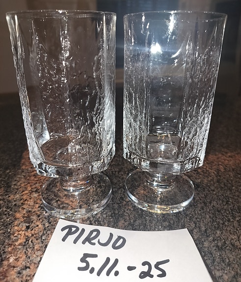 Iittala Kalinka isot lasit. Yhteishinta