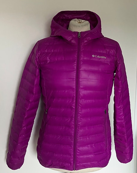 Columbia violetti kevyttoppatakki S