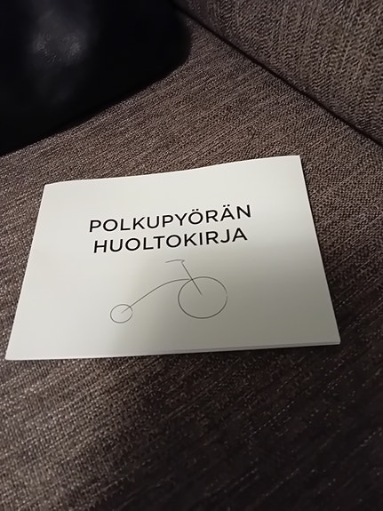Polkupyörän huoltokirja