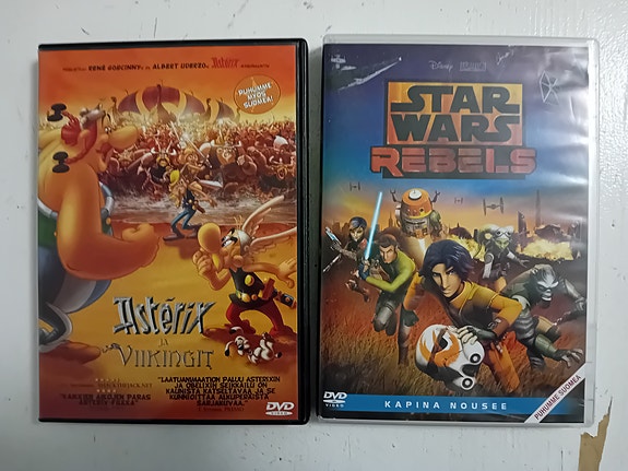 Star wars rebels ja Asterix ja Viikingit elokuvat