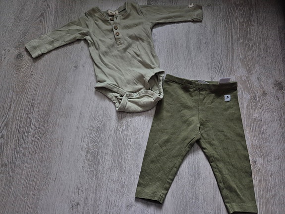 Newbie body ja Polarn O. Pyret housut koko 62
