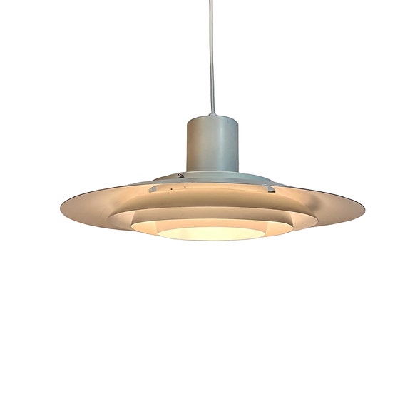 1970-lukulainen tanskalainen riippuvalaisin, metalli, skandinaavinen design