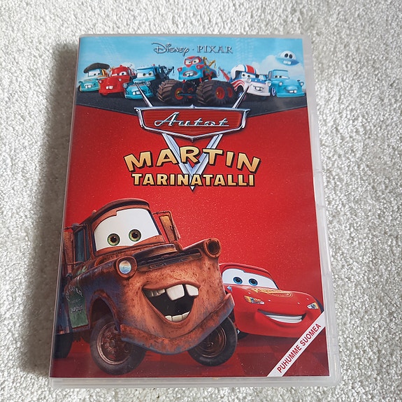 Martin tarinatalli DVD Disney Pixar Cars / Autot