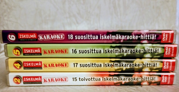 Iskelmä karaoke DVD levyt