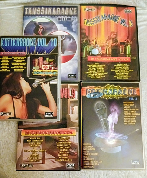Power karaoke DVD levyt