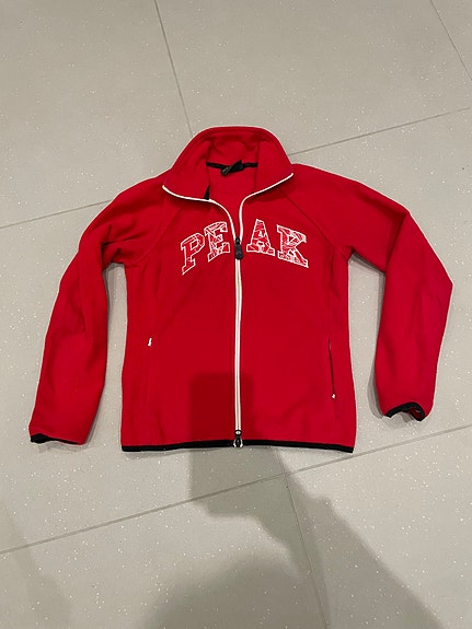 Peak Performance punainen fleece M