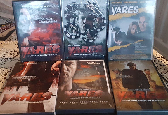 Vares dvd 6 kpl yksittäin/ pakettina