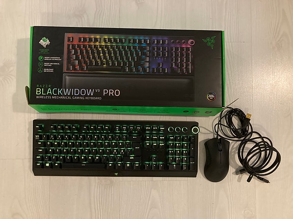 Razer pelinäppäimistö & pelihiiri