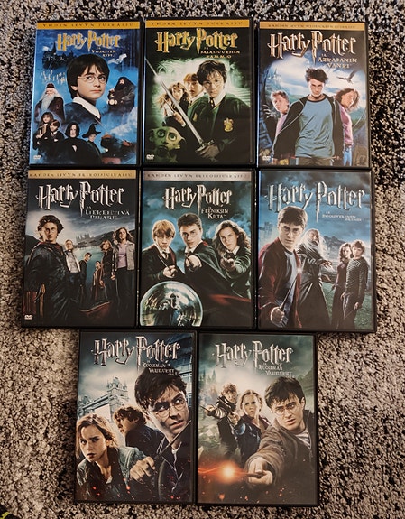 Harry Potter 1-8 DVD:t