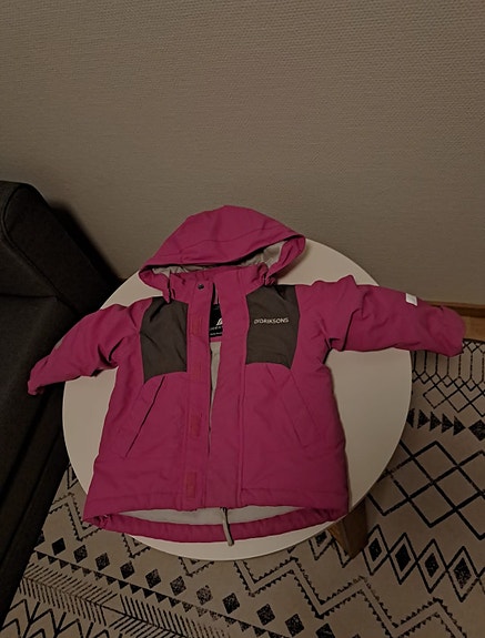Didriksons Lasten Toppatakki, Vaaleanpunainen, Koko 80 Tytöt