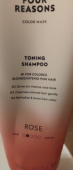 Color Mask Toning Shampoo 250 ml vaaleanpunainen sävy