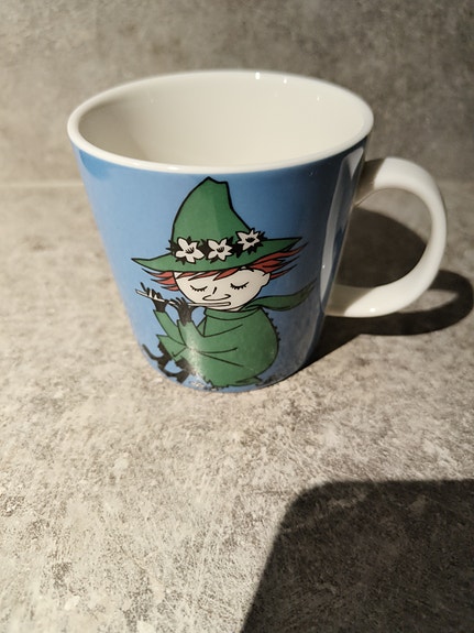 Arabia Muumi Muki, 0,3 L. Nuuskamuikkunen / Snufkin
