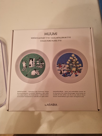 Uudet muumi keräilylautaset