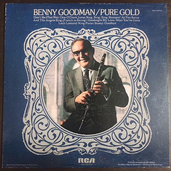 Benny Goodman/ Pure Gold, LP-levy