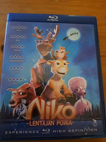 Niko-Lentäjän poika Blu-ray uudenveroinen 6€+6posti/nouto
