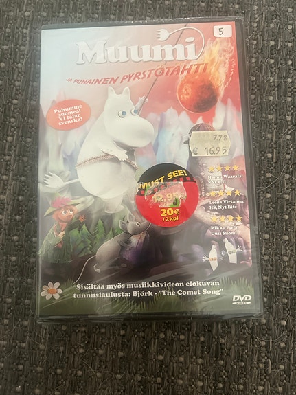 DVD: Muumi ja punainen pyrstötähti