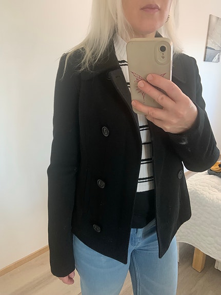 Vero Moda musta takki S 36 kuin uusi