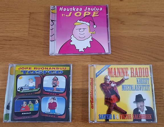 Uusia huumori CD levyjä