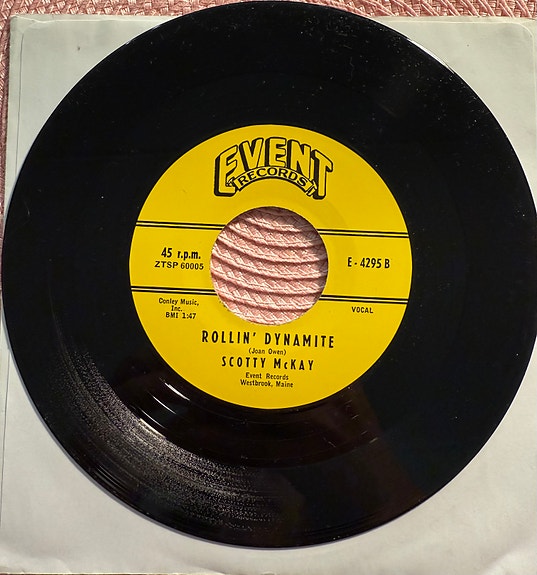 Scotty McKay Rollin' Dynamite vinyyli single