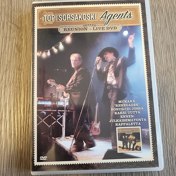 Topi Sorsakoski & Agents:Reunion - Live DVD+CD