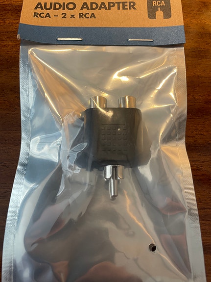RCA - 2x RCA haaroitin