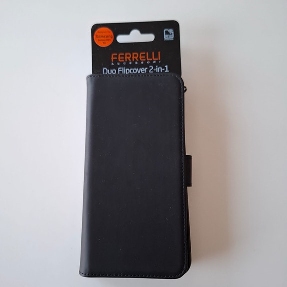 Ferrelli Duo Flipcover 2-in-1 kuoret Musta Samsung Galaxy A55