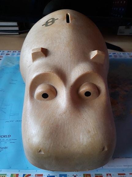 Henri Hippo iso säästölipas 35 cm