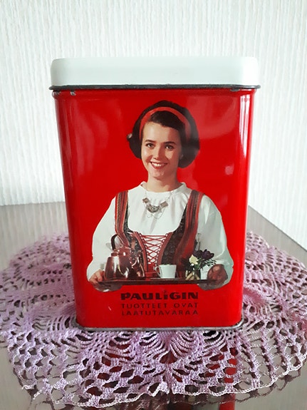 Pauligin kahvipurkki