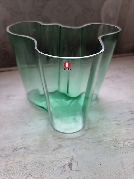 Iittala Aalto vaasi omenanvihreä