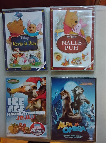 Uusia lasten DVD elokuvia