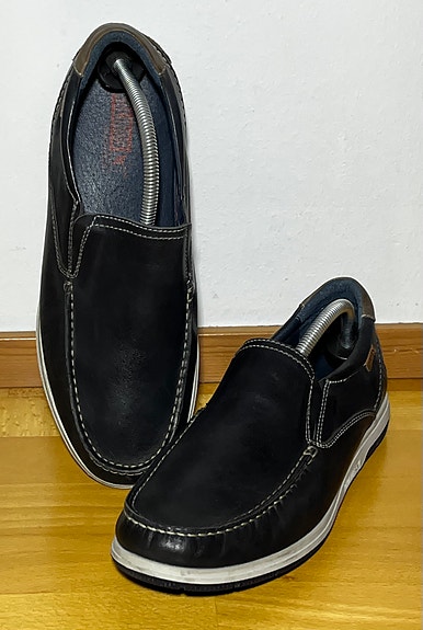 Miesten nahka loaferit, koko 44