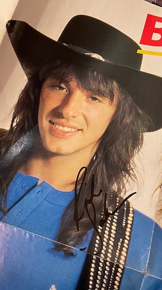 Richie Sambora / Bon Jovi juliste nimikirjoituksella