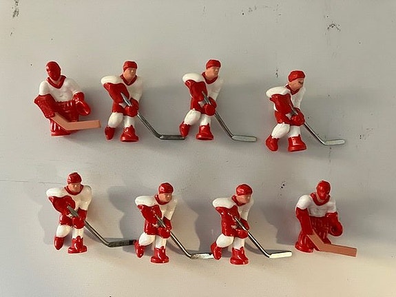 Stiga pöytäkiekkojoukkue Kanada 1989 numeroidut pelaajat 8 kpl