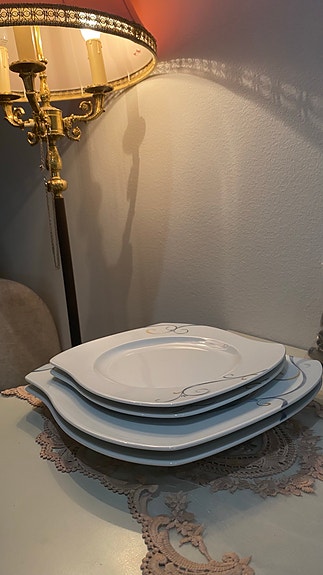 Fyrklovern Victoria lautaset/lautassetti 4 osaa