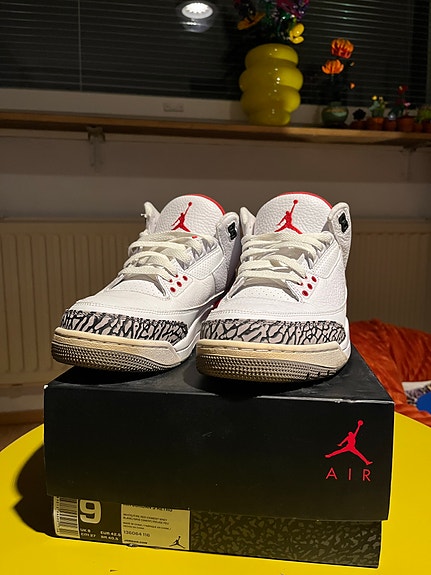 Air Jordan 3 Retro Hall Of Fame 2018 Red Cement