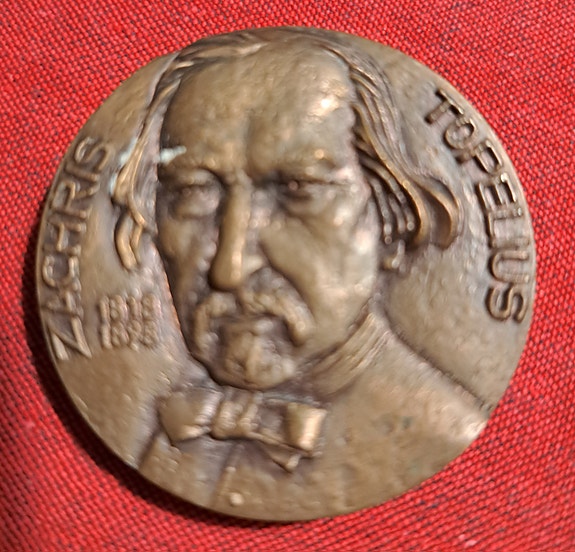 Zachris Topelius Pronssinen Mitali