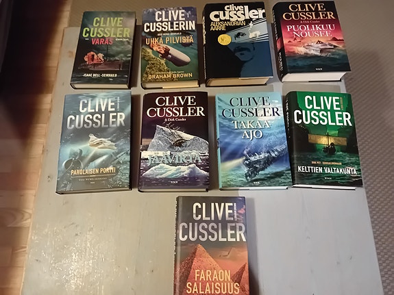 Clive Cussler kirjapaketti