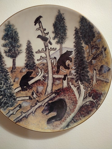 Arabian vintagelautanen vuodelta -86 Karhu Suomen kansalliseläin