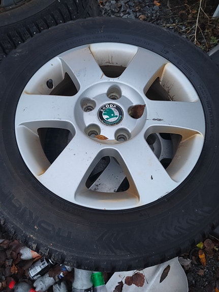 Skoda talvirengas sarja nastoilla