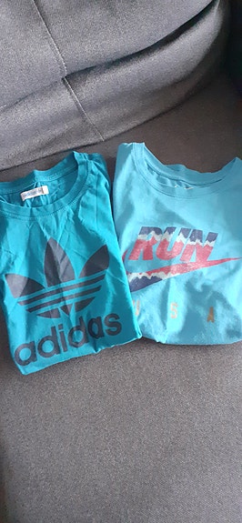 Adidas ja Nike naisten t-paidat S