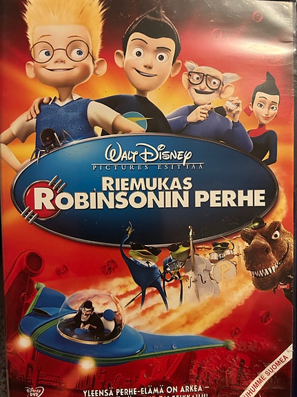 Riemukas Robinsonin perhe, dvd
