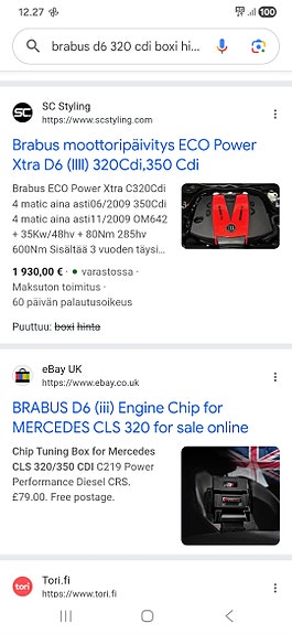 Mercedes Benz 320cdi Brabus D6 boxi