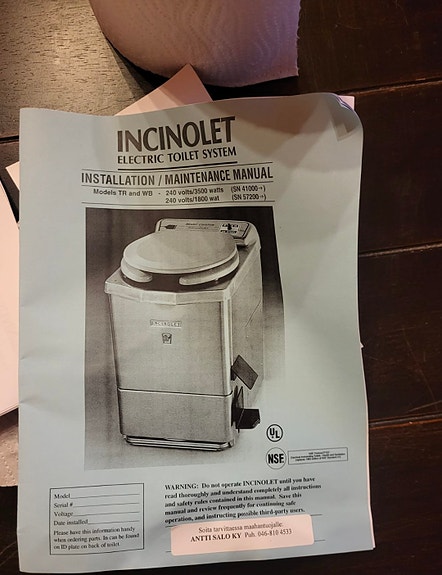 Polttava WC
